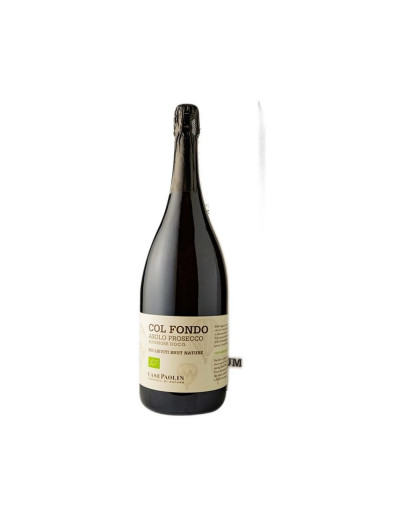 Case Paolin Prosecco DOCG Asolo "Col Fondo" Brut Nature Magnum Astucciato 150 cl