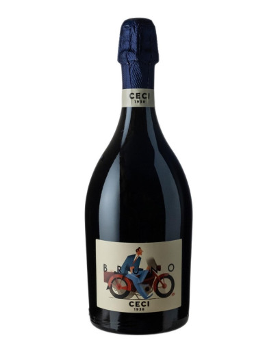 CECI BRUNO IN MOTO LAMBRUSCO spumante