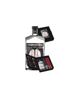 Distilleria Bonaventura Maschio The Barmaster Gin cofanetto bretelle + misurino + cravatta