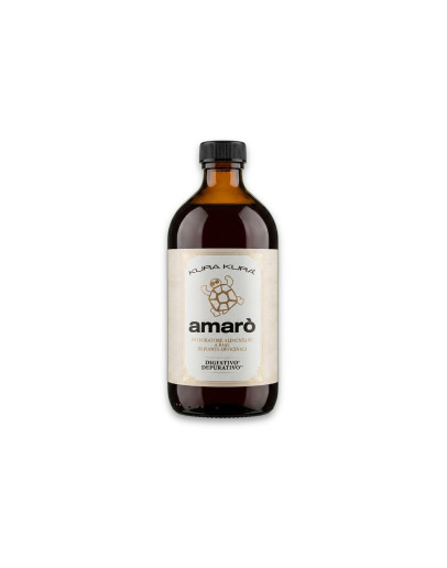 KuraKura Bevanda Analcolica Amarò Integratore Alimentare a base di Piante Officinali [½Litro]