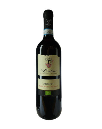LE CARLINE MERLOT SENZA SOLFITI AGGIUNTI 2024