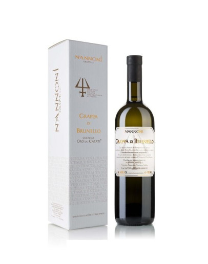 Grappa di Brunello Bianca Oro dei Carati