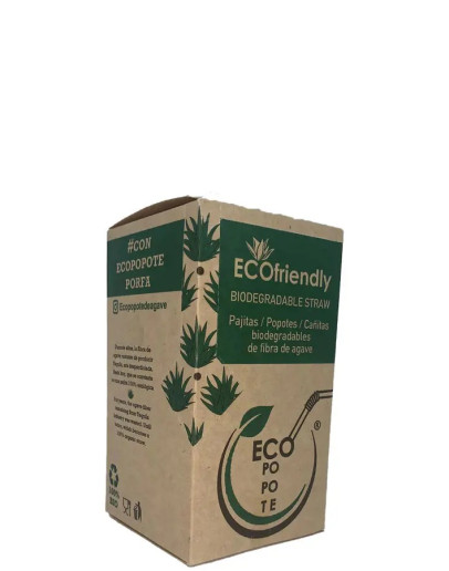Cannucce Bio Ecopopote Agave 15CM X 160