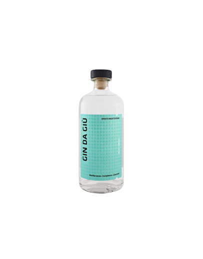 Distillering Distilled Dry Gin da Giù Spirito Mediterrone