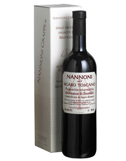 6 Acquavite Da Vinacce Di Brunello Ris.Sigaro Toscano c.a.