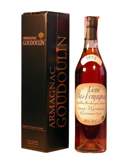 Bas Armagnac Veuve Goudoulin 1976 in cassa di legno