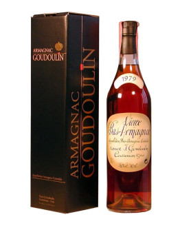 Bas Armagnac Veuve Goudoulin 1979 in cassa di legno
