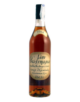 Bas Armagnac Veuve Goudoulin 1984 in cassa di legno