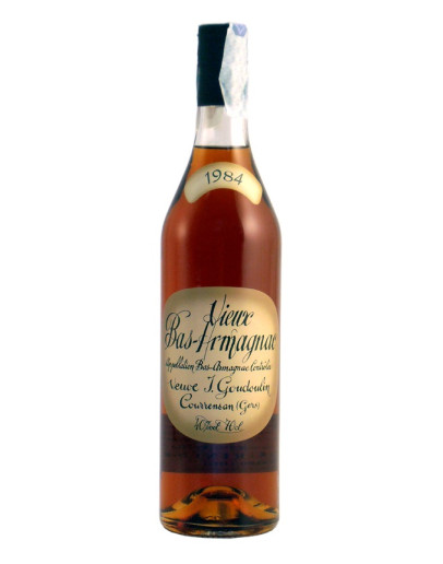 Bas Armagnac Veuve Goudoulin 1984 in cassa di legno