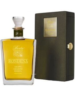 Grappa di Amarone Rondena 5 anni in cassa di legno