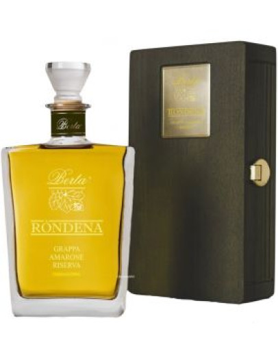 Grappa di Amarone Rondena 5 anni in cassa di legno