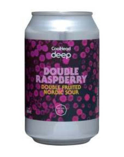 12 Birra Coolhead Double Raspberry Lattina 0,33 l