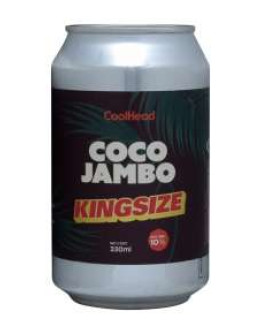 12 Birra Coolhead King Size Coco Jambo Lattina 0,33 l