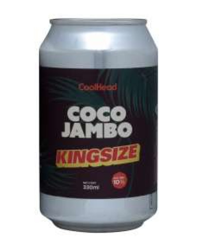 12 Birra Coolhead King Size Coco Jambo Lattina 0,33 l