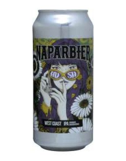 24 Birra Naparbier Hush West Coast Ipa Lattina 0,44 l