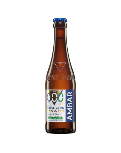 24 Birra Ambar Lager Gluten Free Analcolica 0,33 l