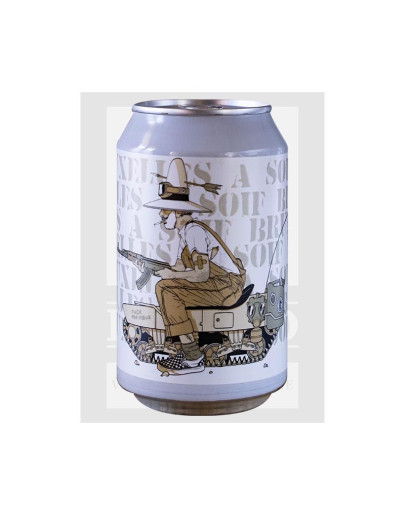   12 Birra Ermitage Bruxelles a Soif Dipa Lattina 0,33 l