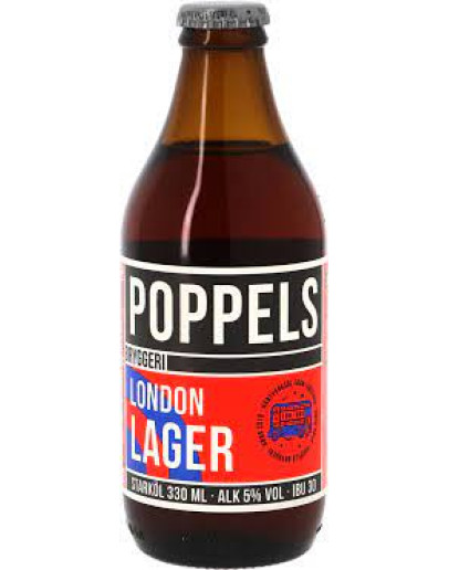 24 Birra Poppels London Lager 0,33 l