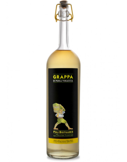 Grappa Poli Pura Vinaccia 40 1 anno in barrique