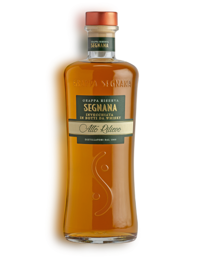 6 Grappa Segnana Alto Rilievo Invecchiata in Botti di Whisky