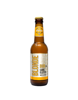 12 Birra Pietra Blonde Bio Gluten Free 0,33 l