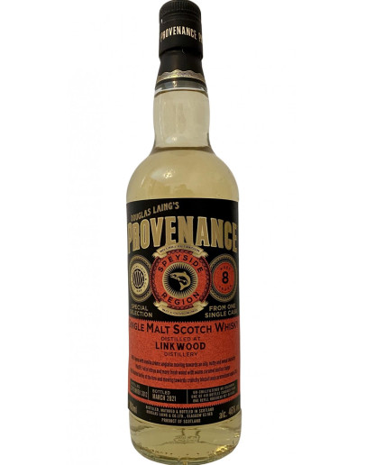 Whisky Provenance Linkwood 2012 8 yo Speyside c.a