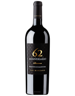 Primitivo di Manduria dop Riserva 2014 - Riserva Anniversario 62