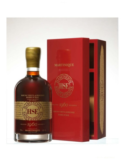 Rhum Agricole HSE Hors D'Age 1960 in cassa di legno
