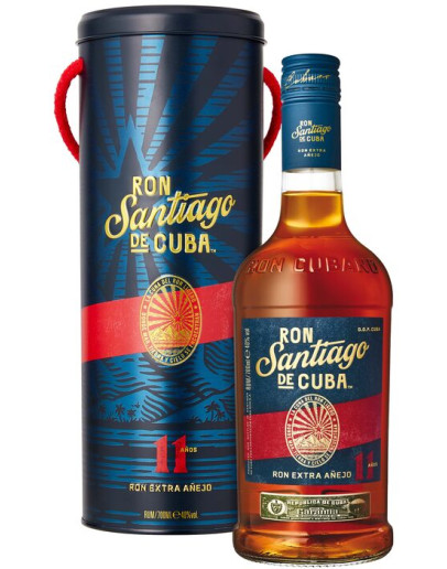 6 Ron Santiago Extra Anejo 11 Anos- gift tin-