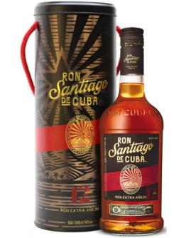 6 Ron Santiago Extra Anejo 12 Anos- gift tin-