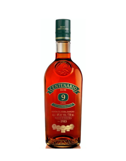 Rum Centenario Conmemorativo Reserve 9 anos