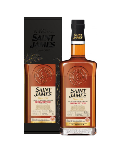 Rum Saint James Brut de Fut 2003