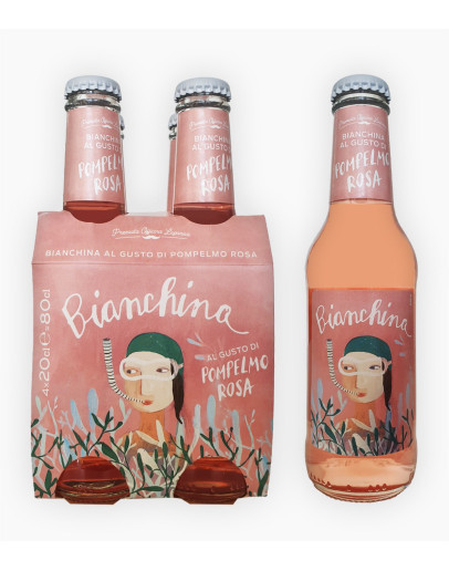 24 Soda Bianchina Pompelmo Rosa