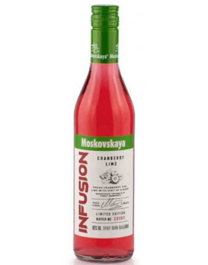 Vodka Moskovskaya Infusion Cranberry And Lime