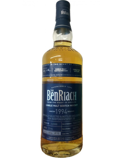 Whisky Benriach 1994 BTLD 2016 21 y.o. 