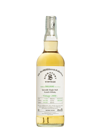 Whisky Dailuaine 2008 12 y.o. Unchillfiltered - in tubo