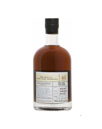 Whisky Rare Cask Reserves 41 y.o.