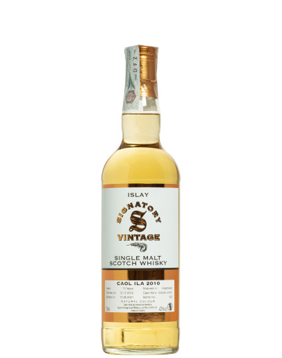 Whisky Signatory Caol Ila 2010 10 Years Old Copper