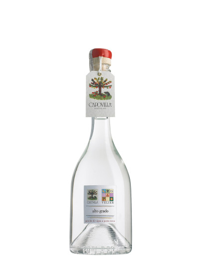 Grappa Capovilla Pesche Di Vigna Pasta Rossa