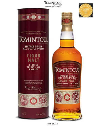 Tomintoul Cigar Malt Oloroso Sherry  Cask Matured