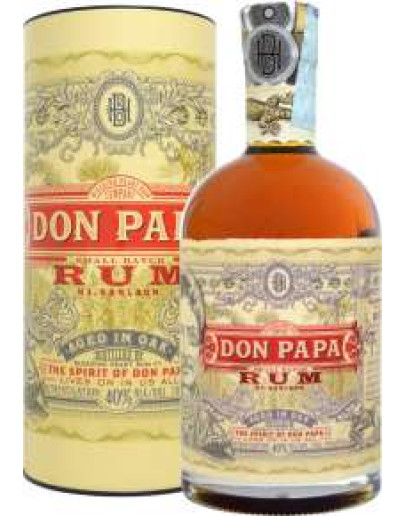 Rum Don Papa 7 y.o. con tubo