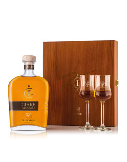 Grappa Le Giare Chardonnay + 2 bicchieri - 0,7 l
