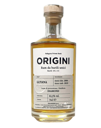 Rum Origini Guyana Diamond 2004 con tubo