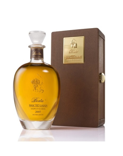 Grappa Invecchiata 8 anni Bric del Gaian in cassa di legno