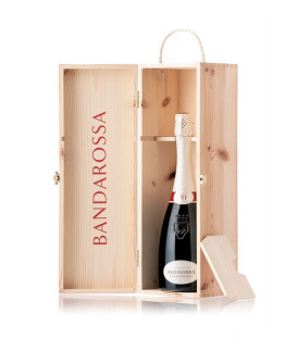 Valdobbiadene Sup. Extra Dry docg - Banda Rossa 3 l in cassa di legno