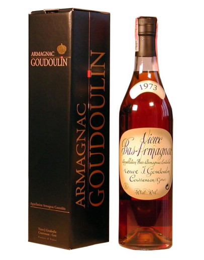 Bas Armagnac Veuve Goudoulin 1959 in cassa di legno