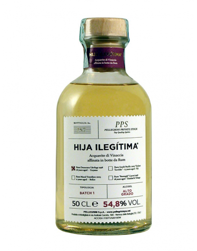 Acquavite Riserva affinata in botte di Rum Foursquare Barbados 2008