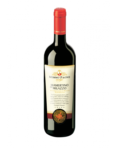 Mamertino Rosso doc 3 l in einer Holzkiste