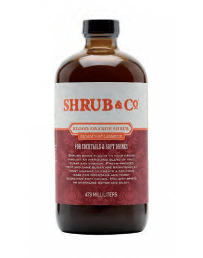 Blood Orange Cardamom Shrub