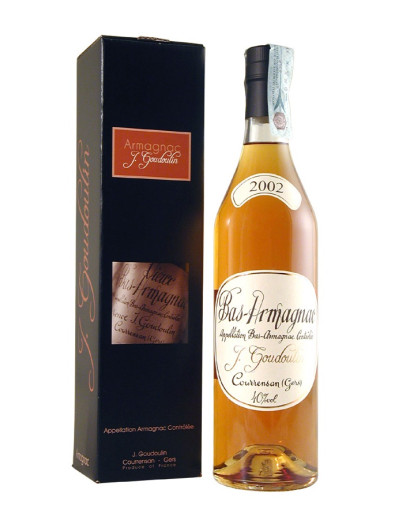 Bas Armagnac Veuve Goudoulin 2003 in cassa di legno